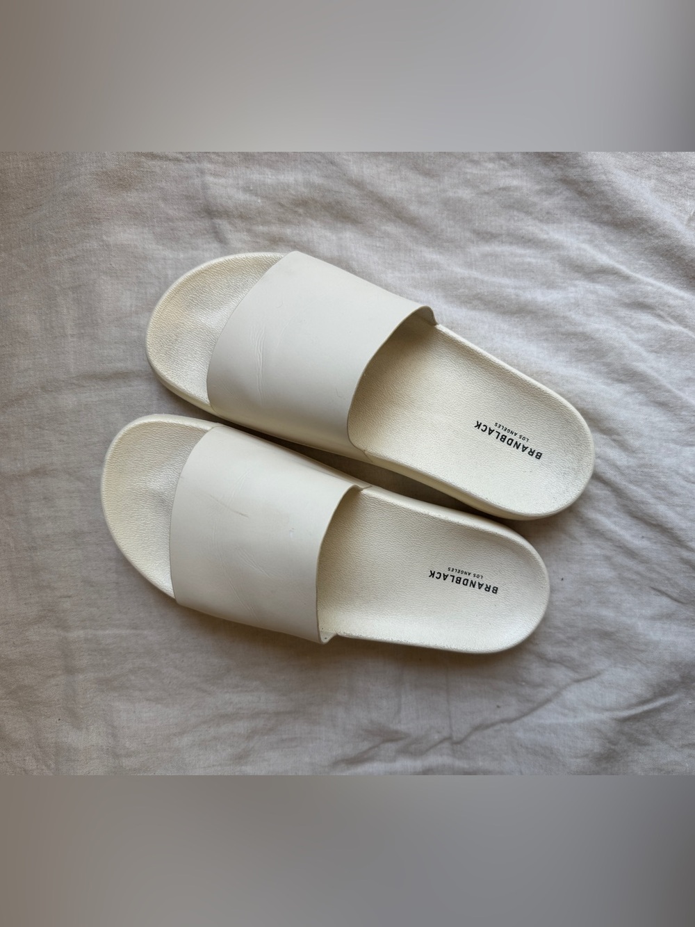 Brandblack Off-White Slide Sandals